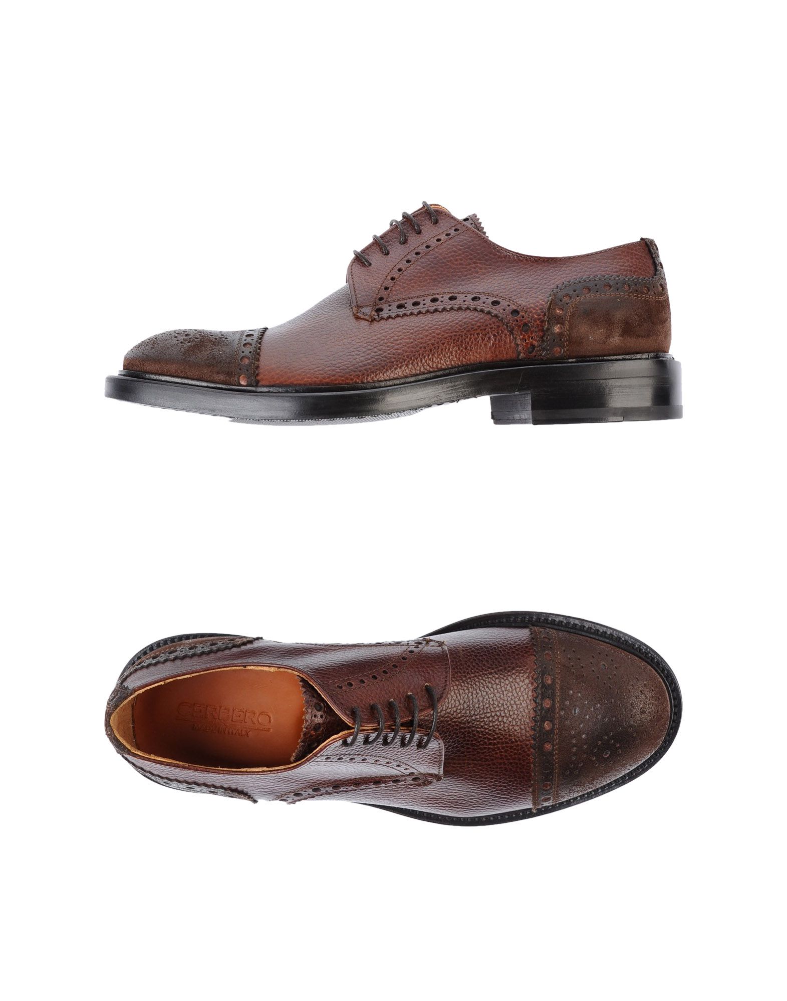 Foto Cerbero Zapatos De Cordones Hombre Cacao