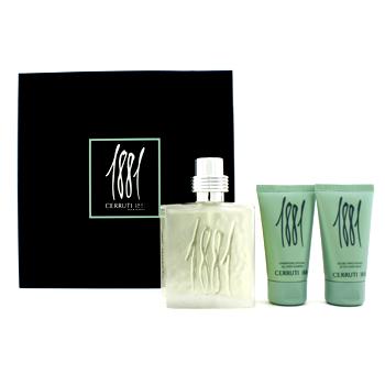 Foto Cerruti - Estuche 1881 Uomo: Agua de Colonia Vap. 100ml/3.4oz + Gel/Champú 50ml/1.7oz + Bálsamo A/S 50ml/1.7o 3pcs