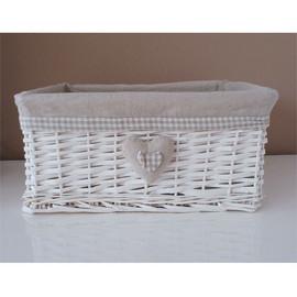 Foto Cesta de mimbre infantil Lino y Beige 36cms.