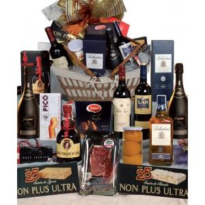 Foto Cesta de navidad artesana de latón 25