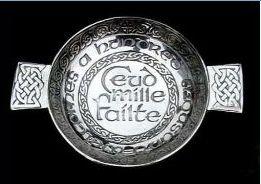 Foto Ceud Mille Failte - Hundred Thousand Welcomes Pewter Quaich - 130Mm