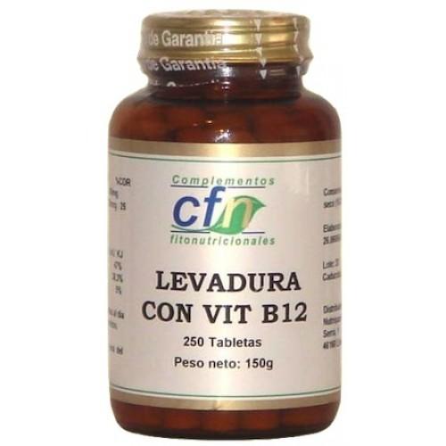 Foto CFN Levadura con Vitamina B12 250 comprimidos