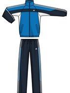 Foto Chándal adidas bts t-suit oh · color azulreal/blanco · para niño / unisex · ref: p90784 · talla 164