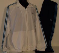 Foto chándal adidas para hombre ess 3s t-suitwv blanco/navyo