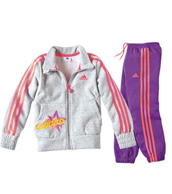 Foto Chándal deportivo en felpa ADIDAS niña