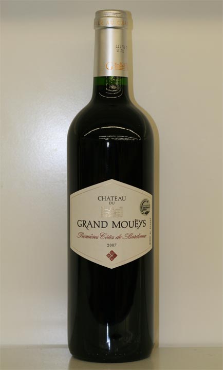 Foto Château du Grand Moueys, Premieres Côtes de Bordeaux 0 (16.87 EUR/L)