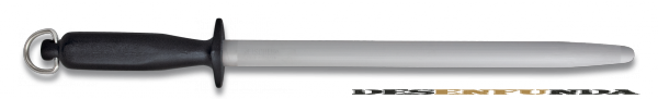Foto Chaira Ovalada Fischer negro con mango de Fibra de Acero 63HRC tamaño 30 cm 21008