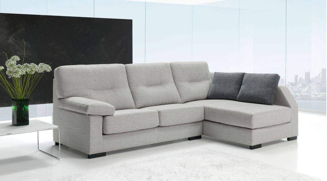 Foto Chaise longue tela elgon composición : modulo 3 plz deslizante+chaise