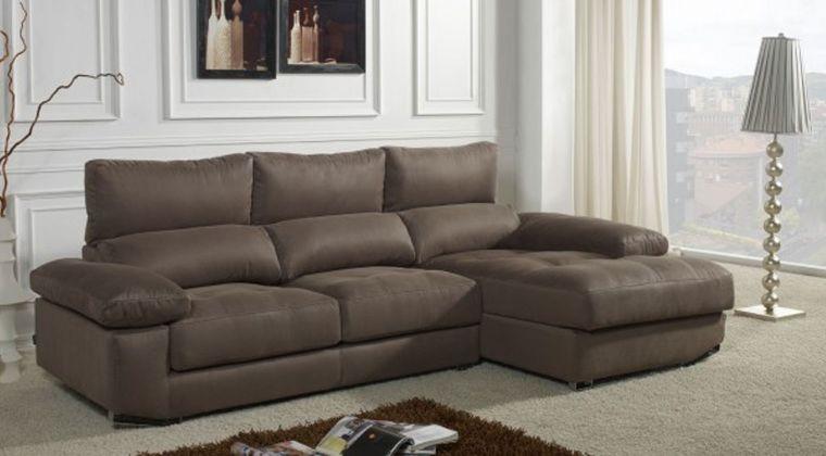 Foto Chaise longue tela toronto composición: modulo 3 plz deslizante+chaise
