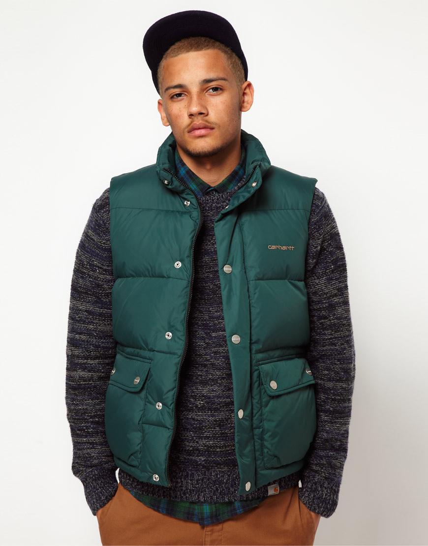 Foto Chaleco con relleno de plumas de Carhartt Verde