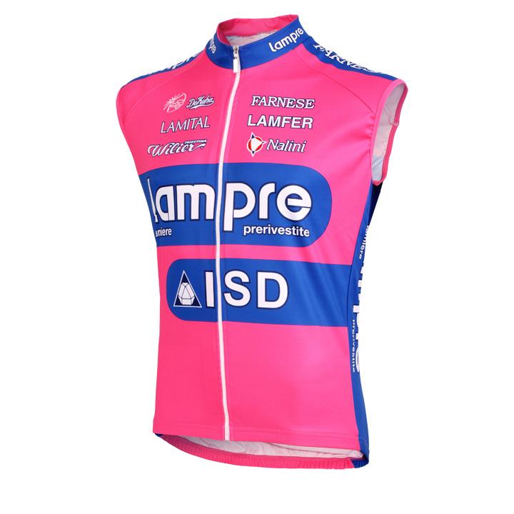 Foto Chaleco cortaviento Lampre-isd 2012