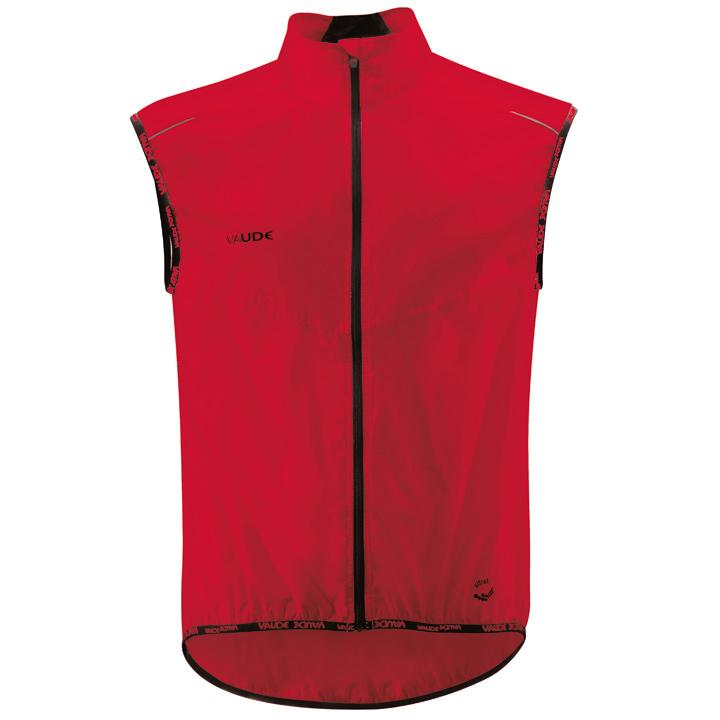 Foto Chaleco cortavientos Vaude Air rojo