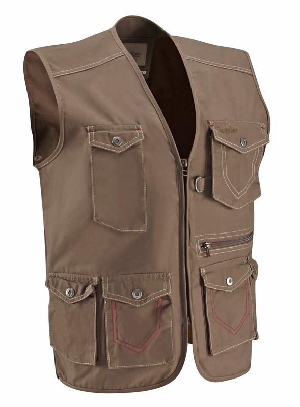Foto chaleco fouganza sentier hombre marrón talla s