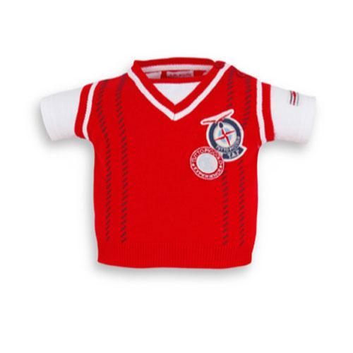 Foto Chaleco rojo niño con mangas