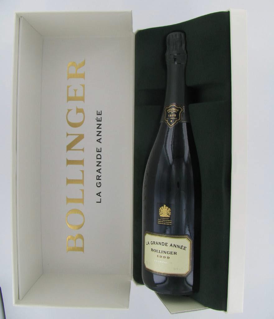 Foto Champagne Bollinger la Grande Année Estuche 1999