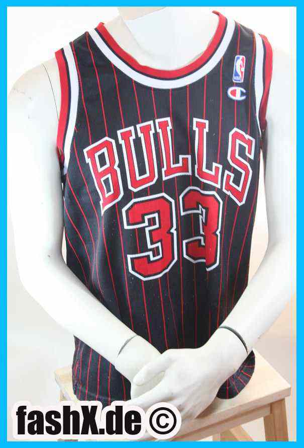 Foto Champion Chicago Bulls camiseta 33 Scottie Pippen talle M 1997