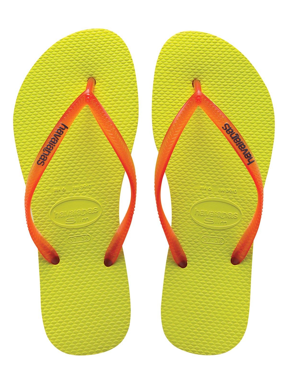 Foto Chanclas - Slim Logo Lime Green