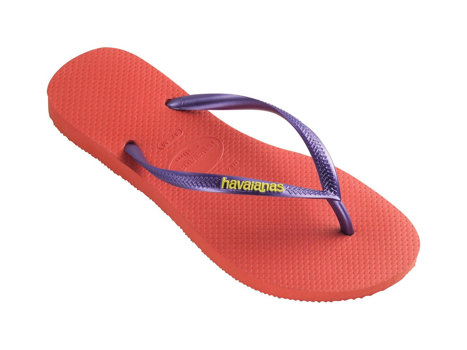 Foto Chanclas - Slim Logo Salmon
