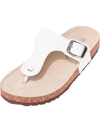 Foto Chanclas de colores con suela de corcho