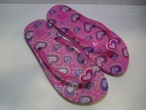 Foto Chanclas niña rosas