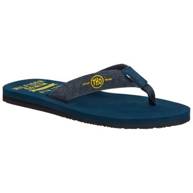 Foto Chancleta hilfiger denim randy 1b azul randy 1b