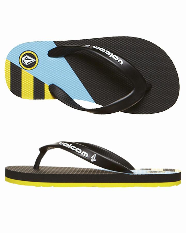Foto Chancletas De Chico Rocker De Volcom - Amarillo Flash