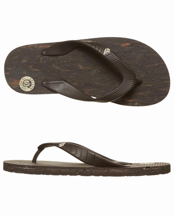 Foto Chancletas Reclaim De Volcom - Marrón