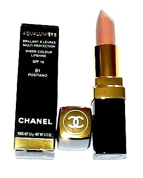Foto Chanel Aqualumiere Sheer Colour Lipshine 91 Positano