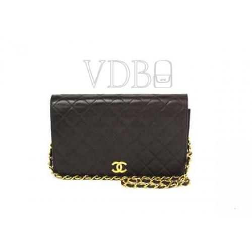 Foto Chanel Brown Leather Classic Flap Bag