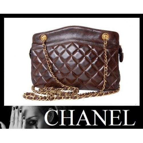 Foto Chanel Dark Brown Leather Shoulder Bag