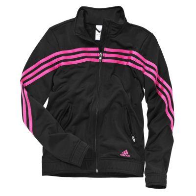 Foto Chaqueta Adidas niña, cuello y cremallera