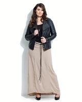 Foto Chaqueta aspecto de piel con cremallera CARMAKOMA