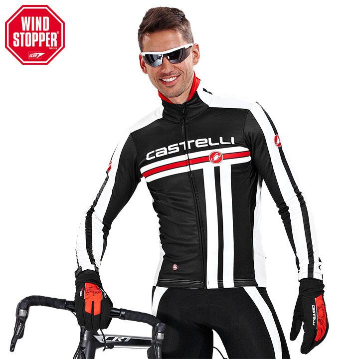 Foto Chaqueta Castelli Free negra-blanca