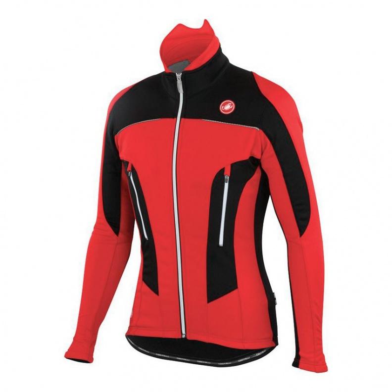 Foto Chaqueta Castelli Mortirolo Due Jacket Rojo/Negro