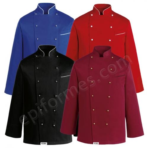 Foto CHAQUETA COCINERA 4 COLORES