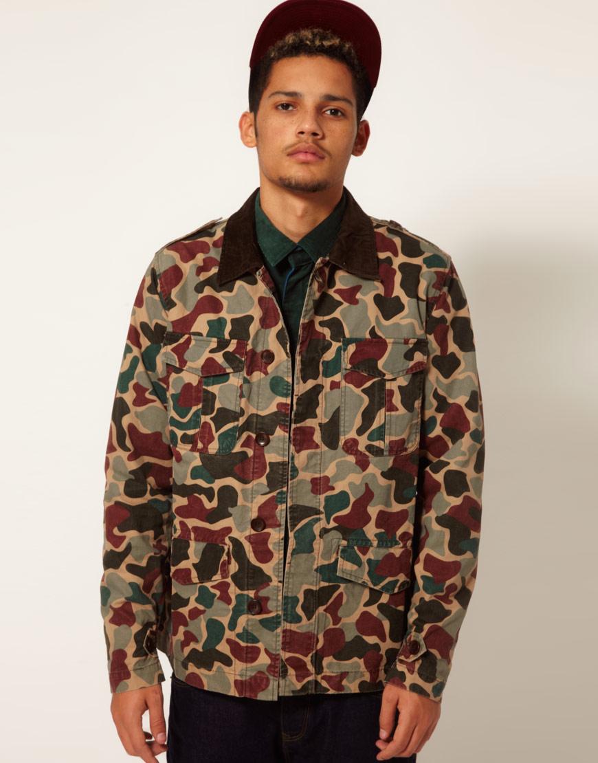 Foto Chaqueta con estampado de camuflaje tipo safari de Adidas Originals...