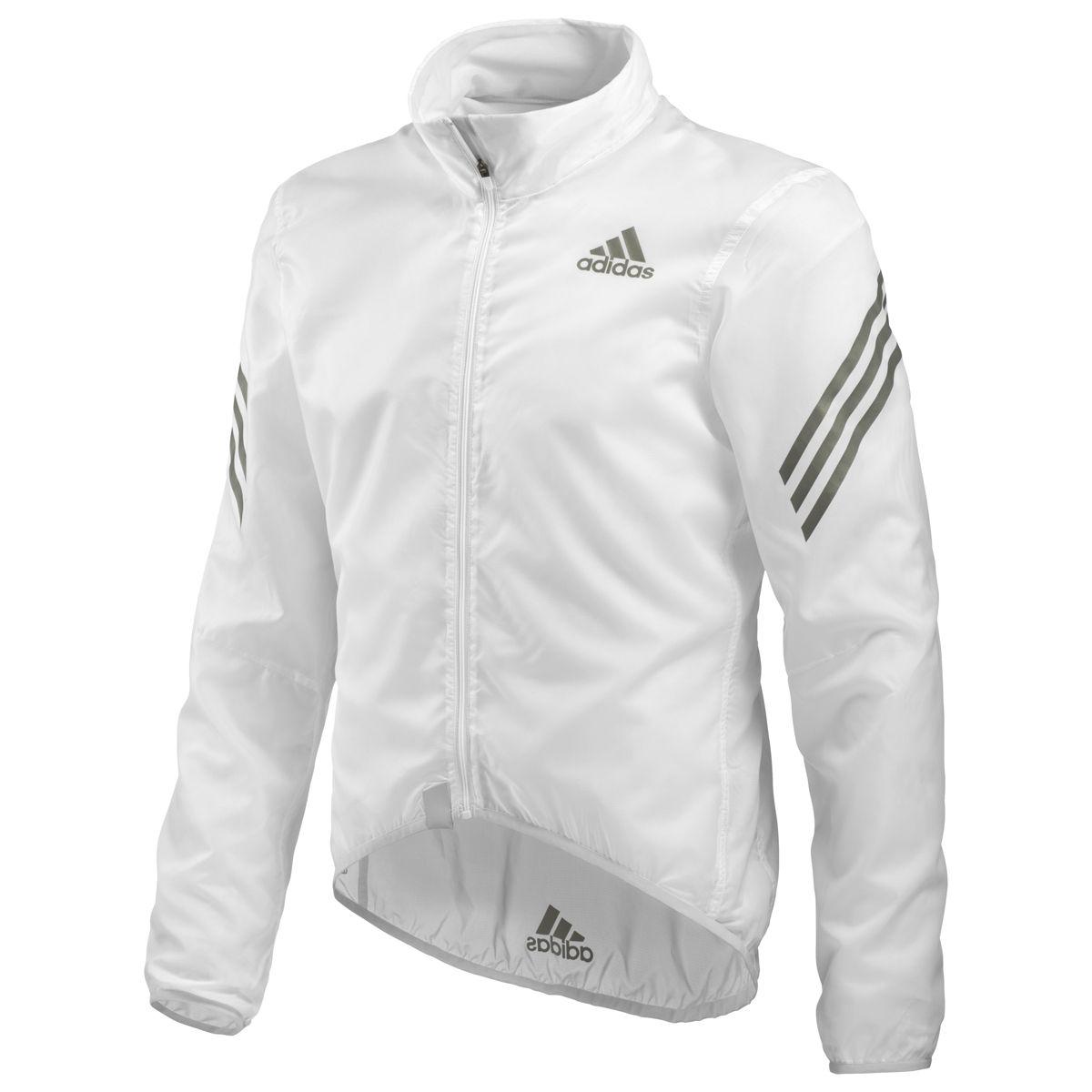 Foto Chaqueta cortavientos Adidas - Supernova - Medium White/Vivid Yellow