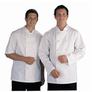 Foto Chaqueta de Chef Marcus Chaqueta cocinero de algodón blanca de manga larga Marcus - talla XS