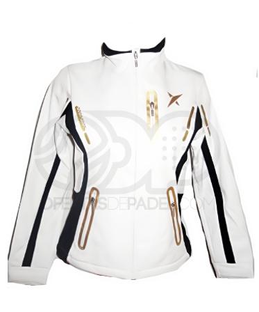 Foto Chaqueta Drop Shot Softshell Salma Blanco Mujer