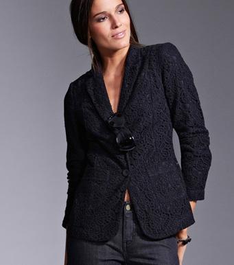 Foto Chaqueta entallada QUALITÉ PREMIUM mujer