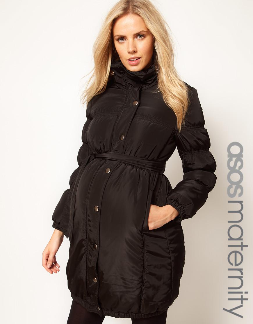 Foto Chaqueta guateada de ASOS Maternity Negro