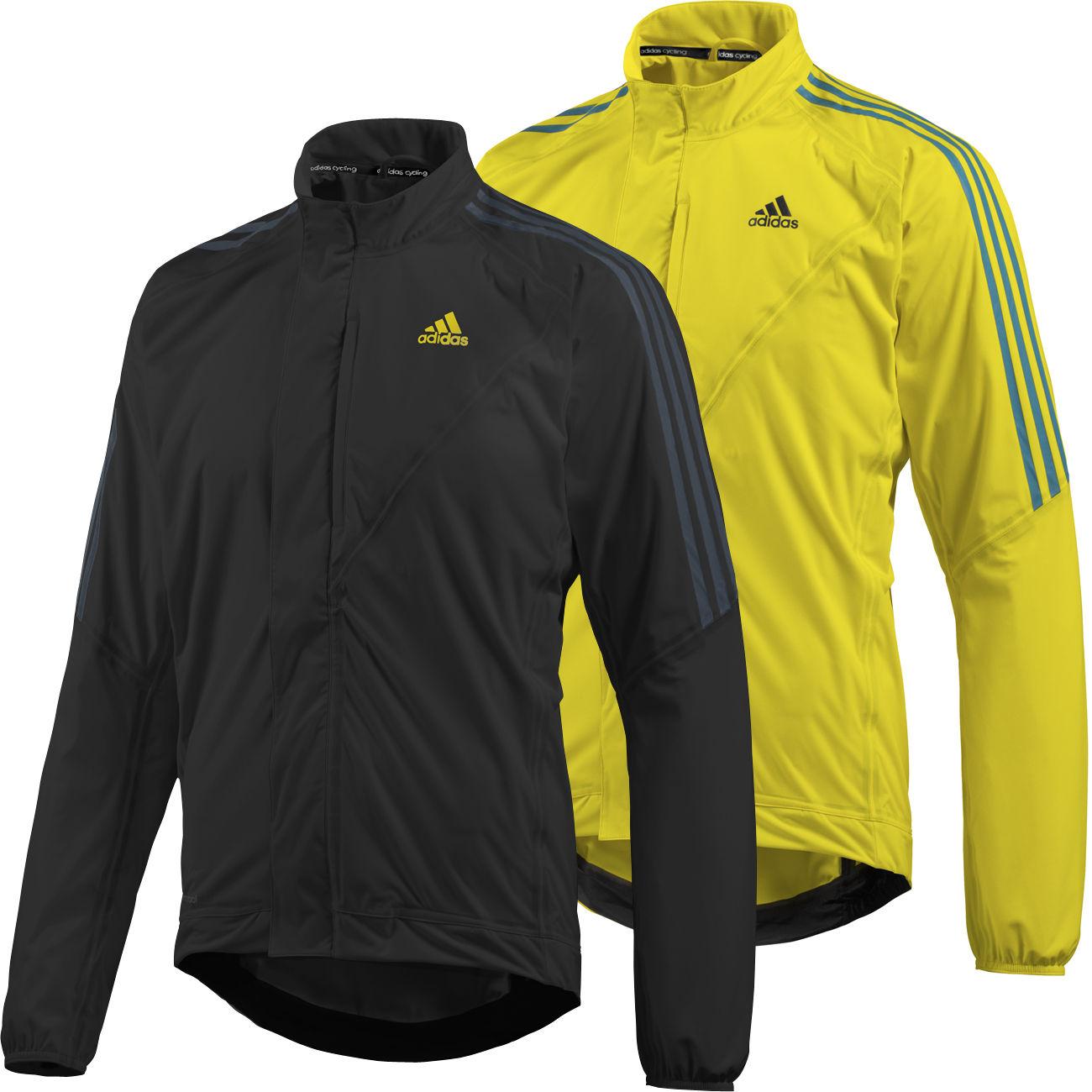 Foto Chaqueta impermeable Adidas - Tour Rain - X Small Vivid Yellow/Black