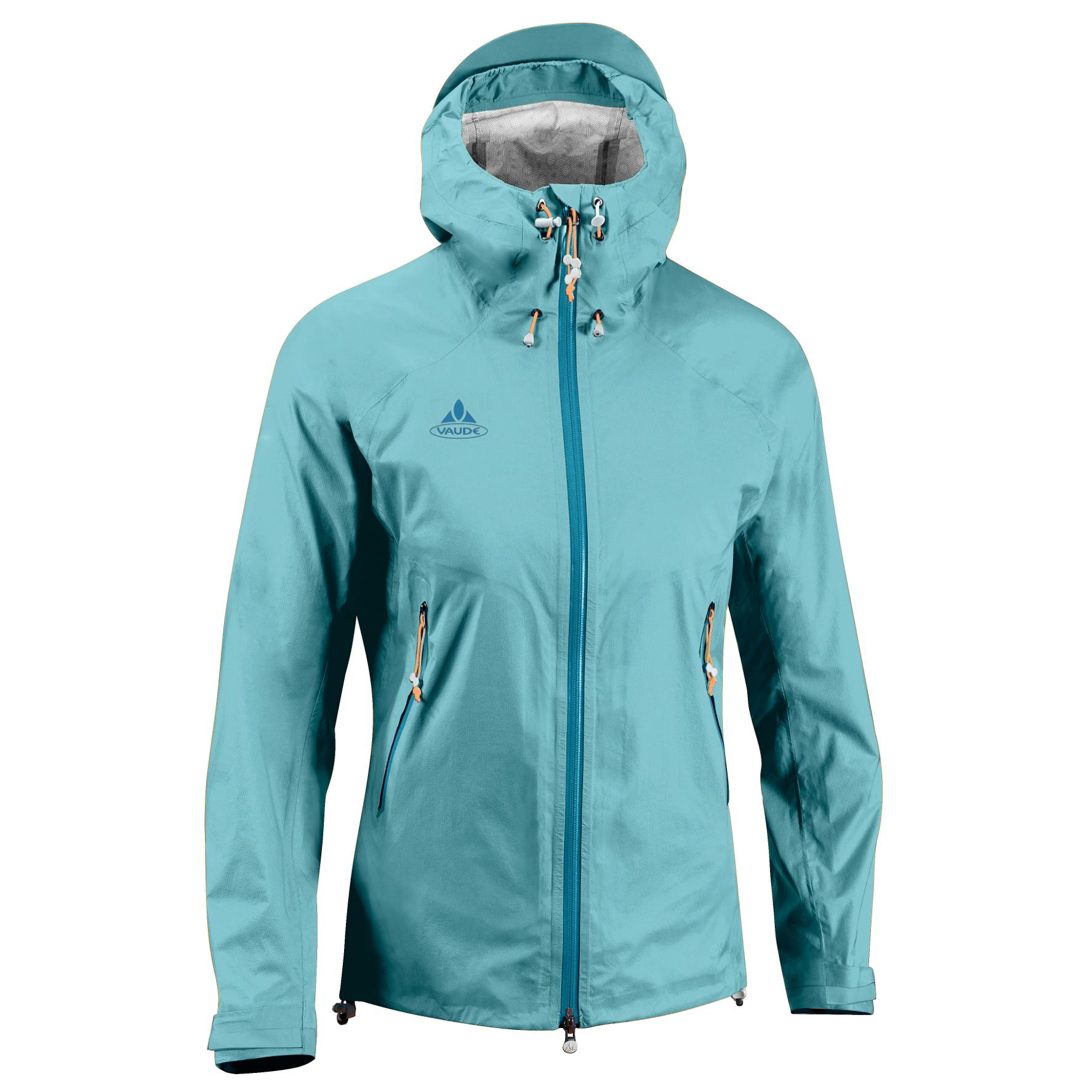 Foto Chaqueta impermeable Vaude Mischabel aquamarine azul para mujer , 44