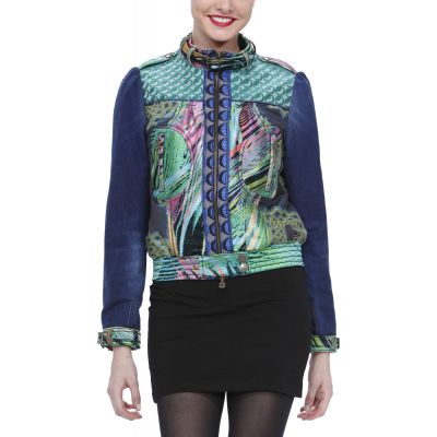 Foto Chaqueta lady blue azul ágata Desigual