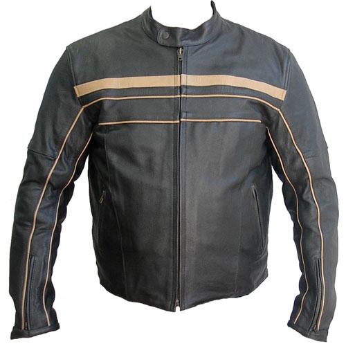 Foto Chaqueta Maverick de piel color negro