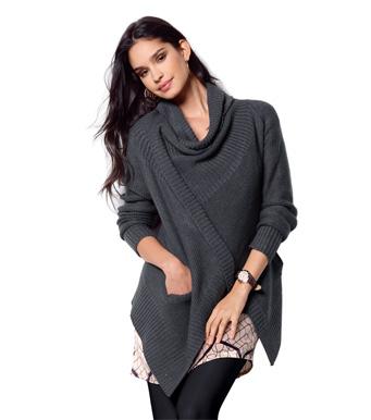 Foto Chaqueta mujer manga larga tricot