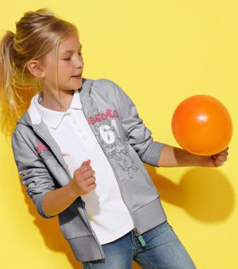 Foto Chaqueta niña con capucha