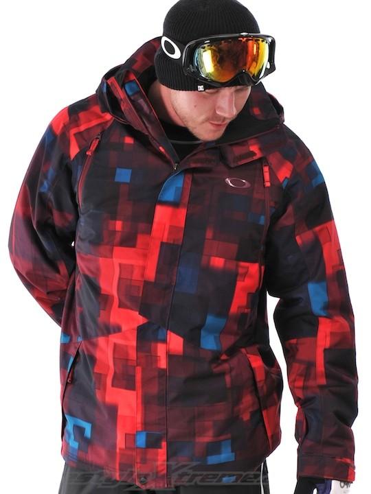 Foto Chaqueta Nieve Oakley Originate Lite Rojo Line