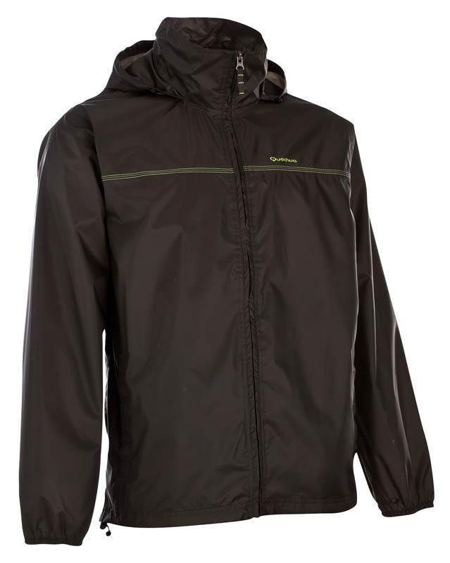 Foto chaqueta quechua rain cut zip hombre marrón talla m