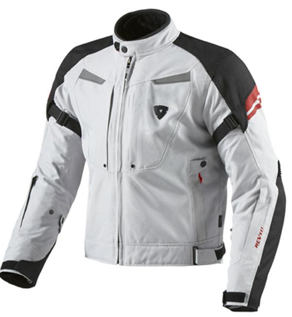 Foto Chaqueta Rev'it! Excalibur Plata/Rojo